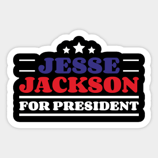 Jesse Jackson For President Sticker